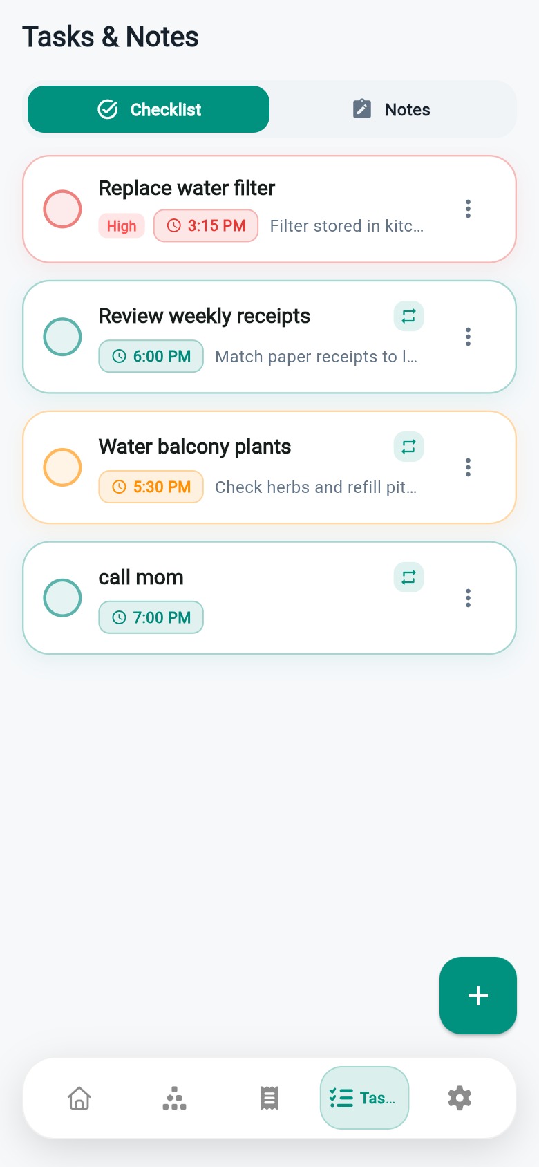 Nestiva focus screen.